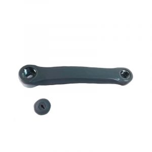 BRAZO CATALINA 6.5" STD NEGRO PLASTIF. EJE CUADRADO B-BRA008