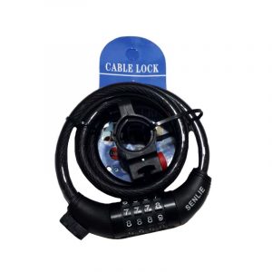 CANDADO DE SEGURIDAD CABLE 12 X 120CM CON CLAVE B-CND100