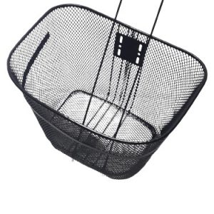 CANASTA NEGRA GRANDE PARA BICICLETA B-CNT001