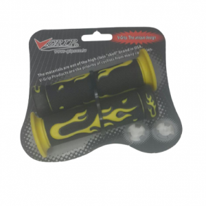 MANUBRIO V-GRIPS LLAMAS C/FLANGE BLACK/YELLOW CWG20588B GRI144