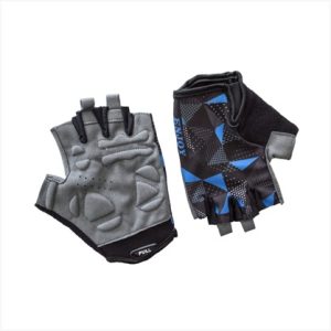 UNI guantes ENJOY ciclismo d/corto Grey/Cyan Blue L AI-02-429 UNI214